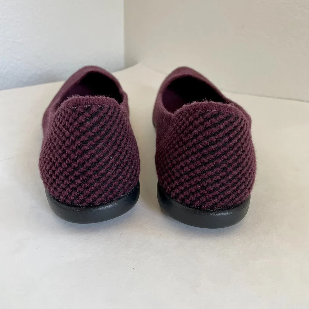 NWOT Cole Haan Springfeel Stitchlite Skimmer Washable Flats in Burgundy Size 6 - Picture 7 of 11